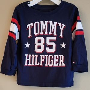 Tommy Hilfiger navy long sleeved tee shirt
